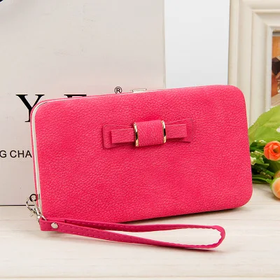SW039 fashion clutch bag lady korean brand zipper girls wrist wallet cell phone ladies long butterfly purse