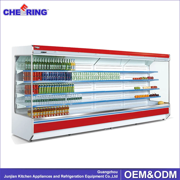 Supermarket Open Showcase Cooler , Supermarket Chiller