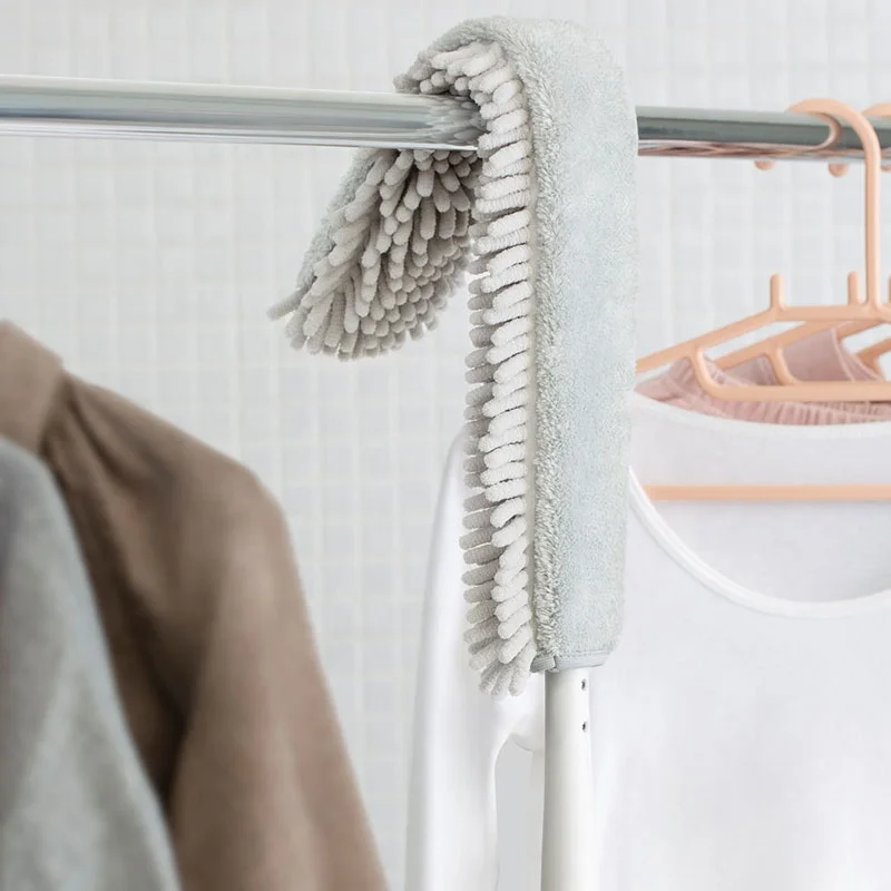 Jesun extendable microfiber and chenile duster double sides duster