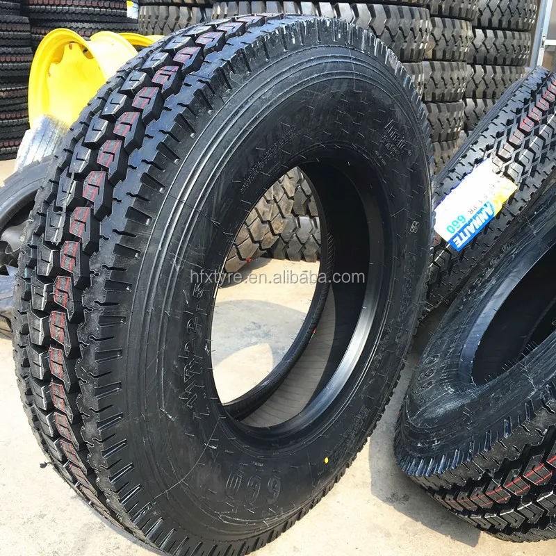 heavy duty Annaite radial truck tires 11R22.5 rear pattern