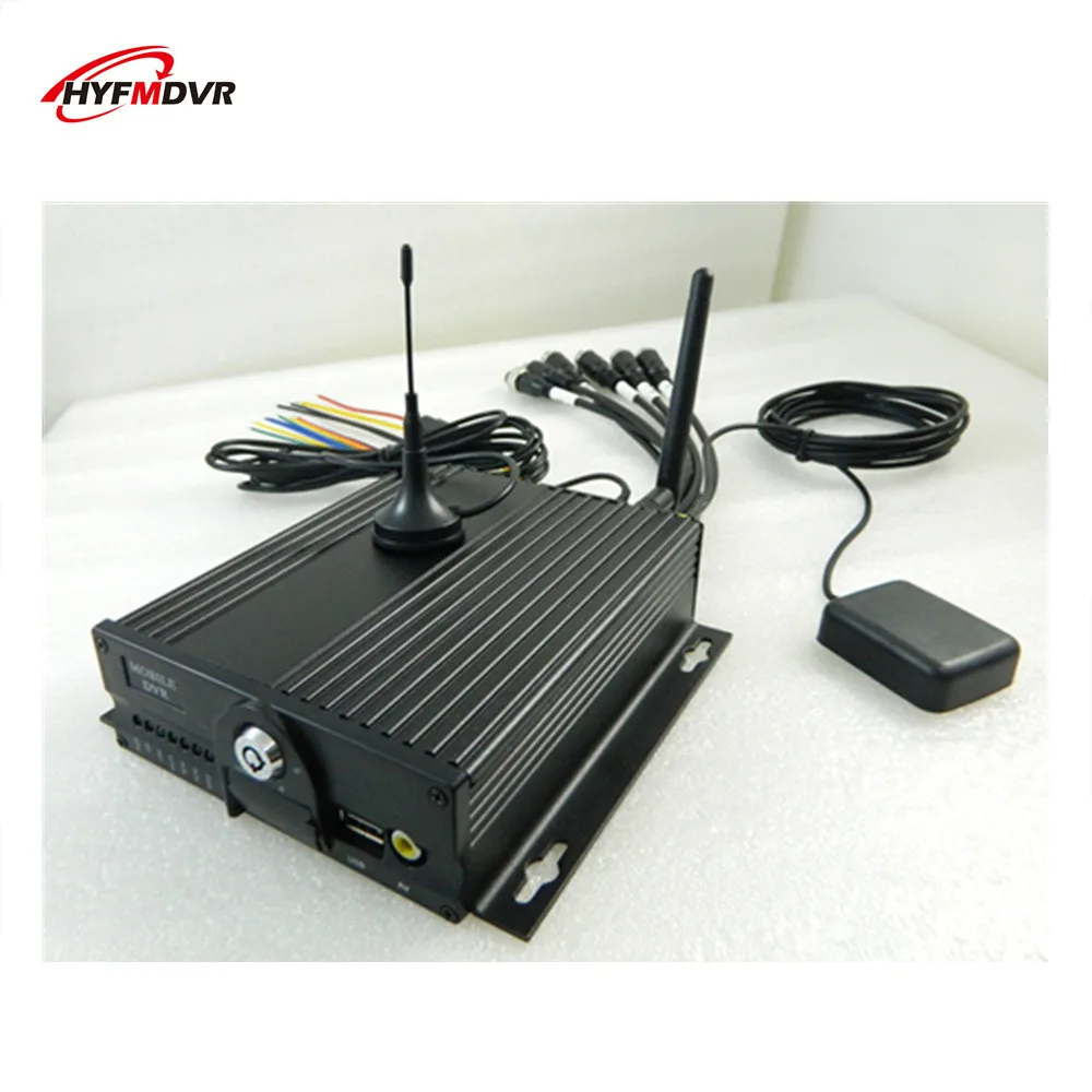 GPS remote control positioning host ahd 4 channel dual card recorder 3g wifi MDVR