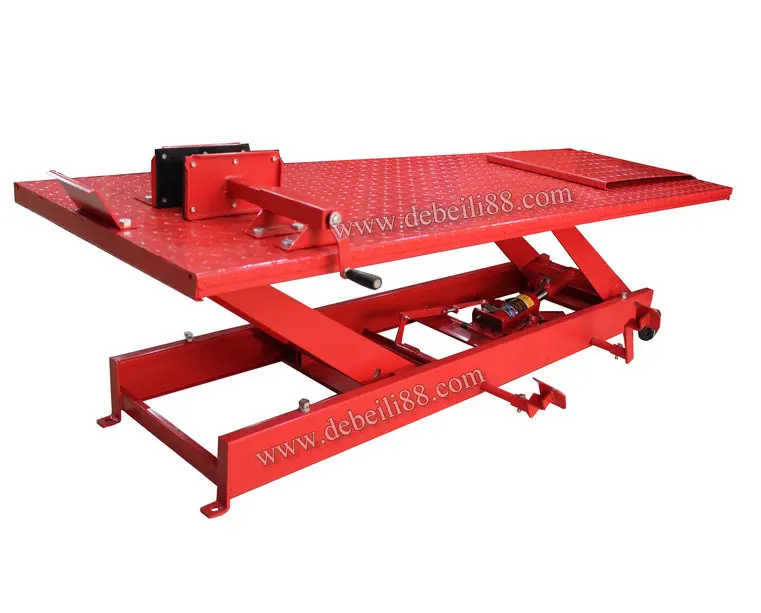 Гидравлический ручной ножничный подъемный стол для мотоцикла