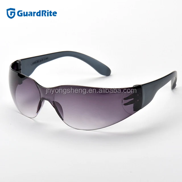 GuardRite brand CE EN166 Anti-Scratch,Anti-UV industrial protective working safety goggle