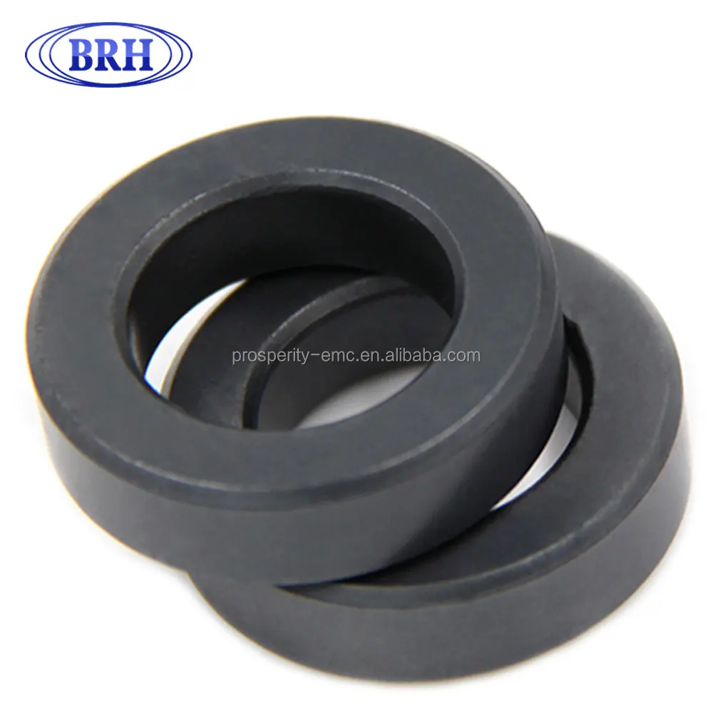 Custom high permeability soft toroidal ferrite core