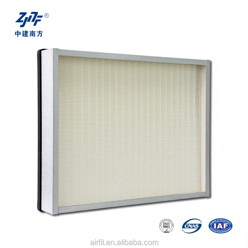 ZJNF aluminium U15 H14 H14 hepa laminar flow hood 0.3m ulpa air filter with ffu unit mushroom