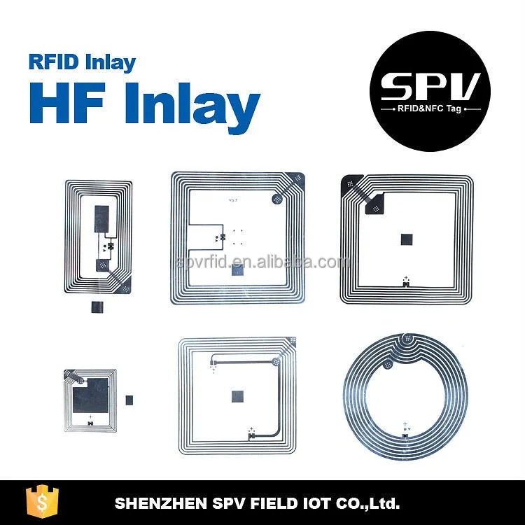 UHF/ВЧ Индивидуальные RFID Антенны Дизайн для Инкрустация Этикетки