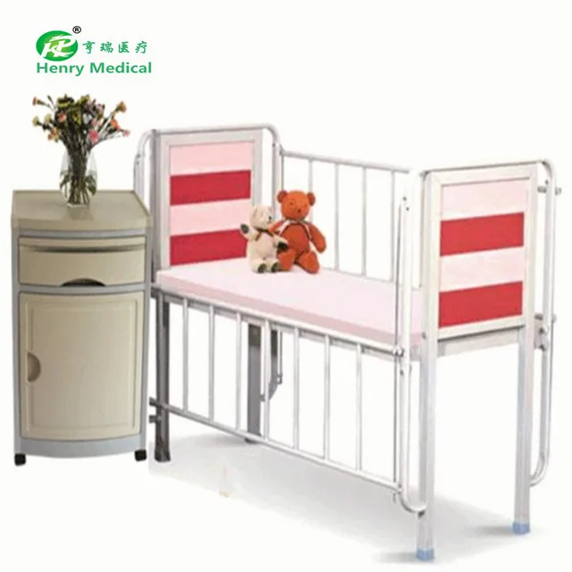 Hospital furniture Stainless steel Children Bed Pediatric Hospital Bed