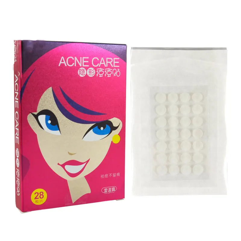 Новый бренд, стерильный эффект, невидимый гидроколлоидный самоклеящийся бандажный Пластырь от акне, пластыри для ежедневного использования в больнице
