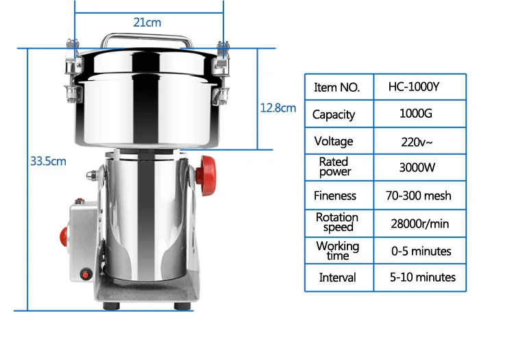 High Quality Small Mini Spice Grinding Machine / Spice Grinder / Tea Leaf Grinder With Export Standard