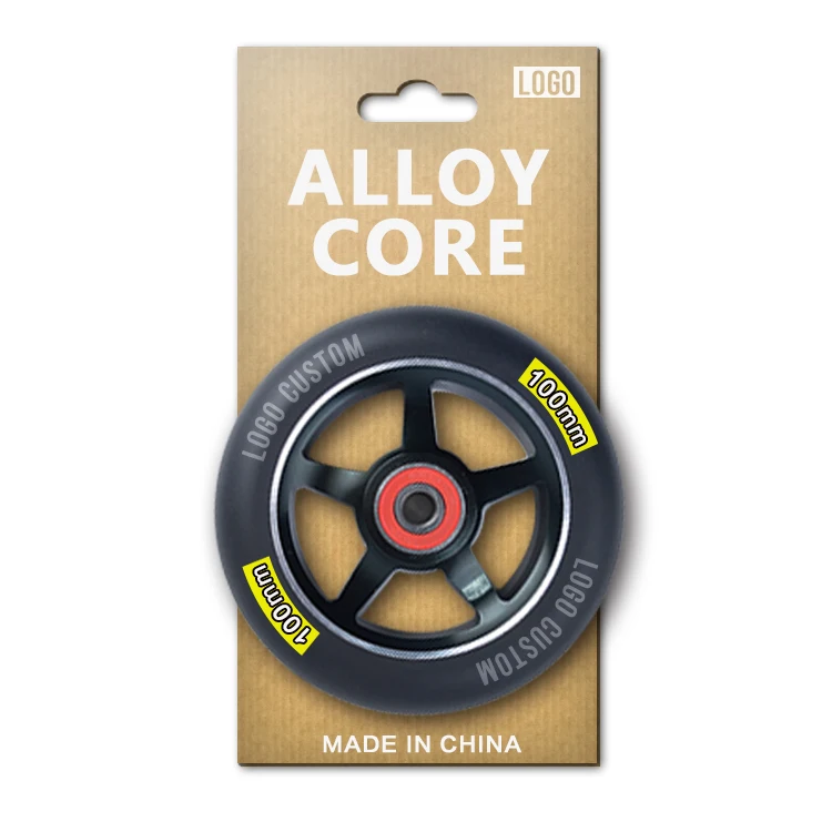 High End Metal core Scooter wheels With 100mm Diameter Size For Professional Adult Stunt Scooters