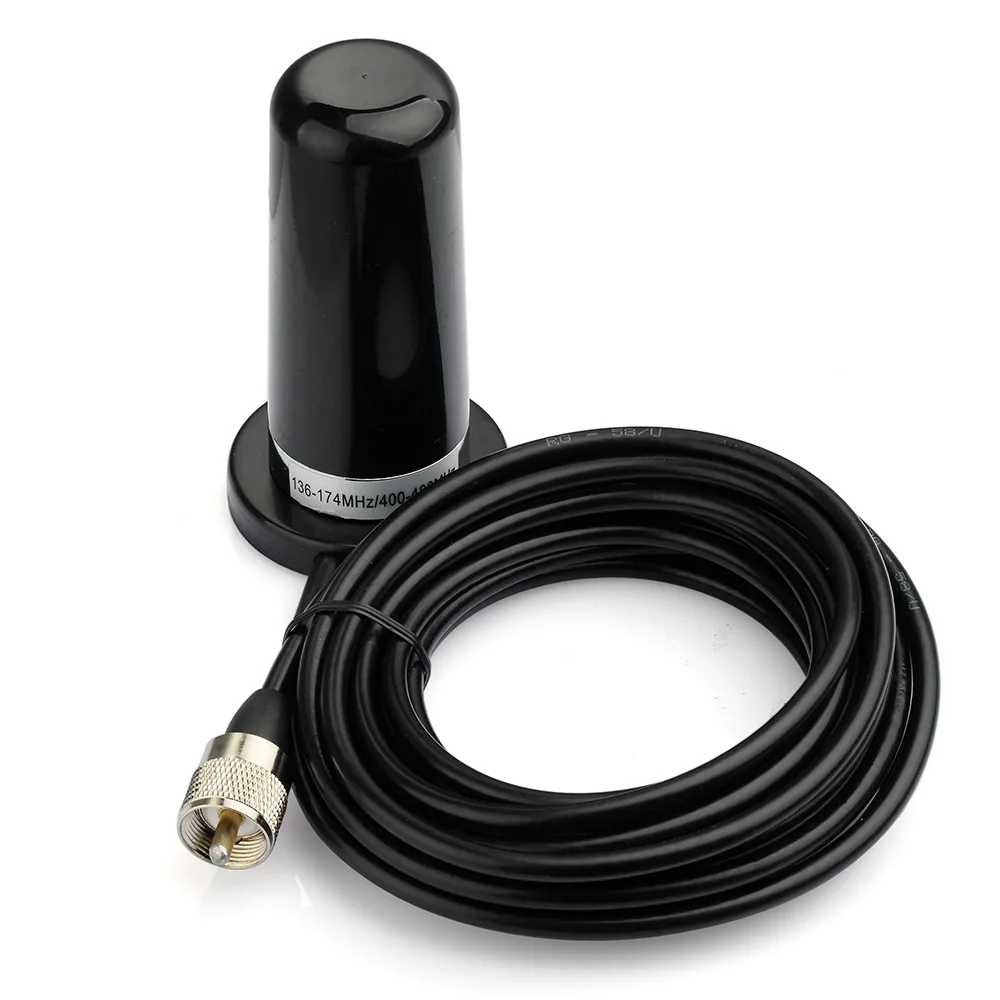  VHF UHF 136-174 МГц 400-480 CB радио NMO крепление PL-259 магнитное основание антенны совместим с автомобиль
