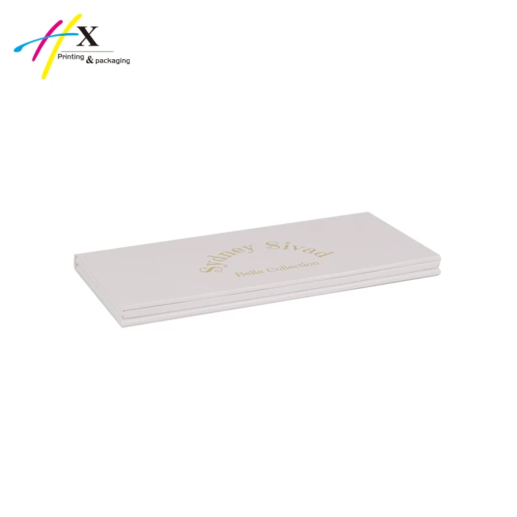 Empty Makeup Palettes White Cardboard Magnetic OEM Customized Palettes Eyeshadow Palette