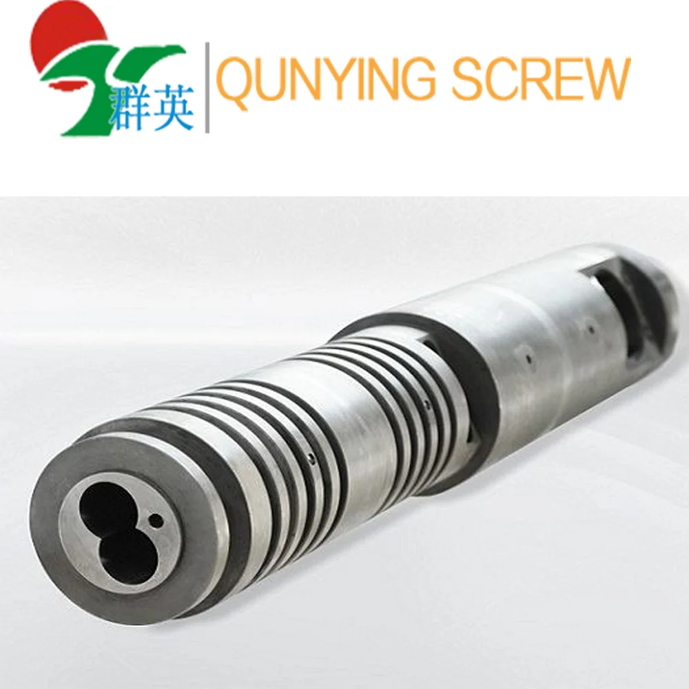 professional bimetallic conical twin extruder screw manufacturer bimetallic twin screw