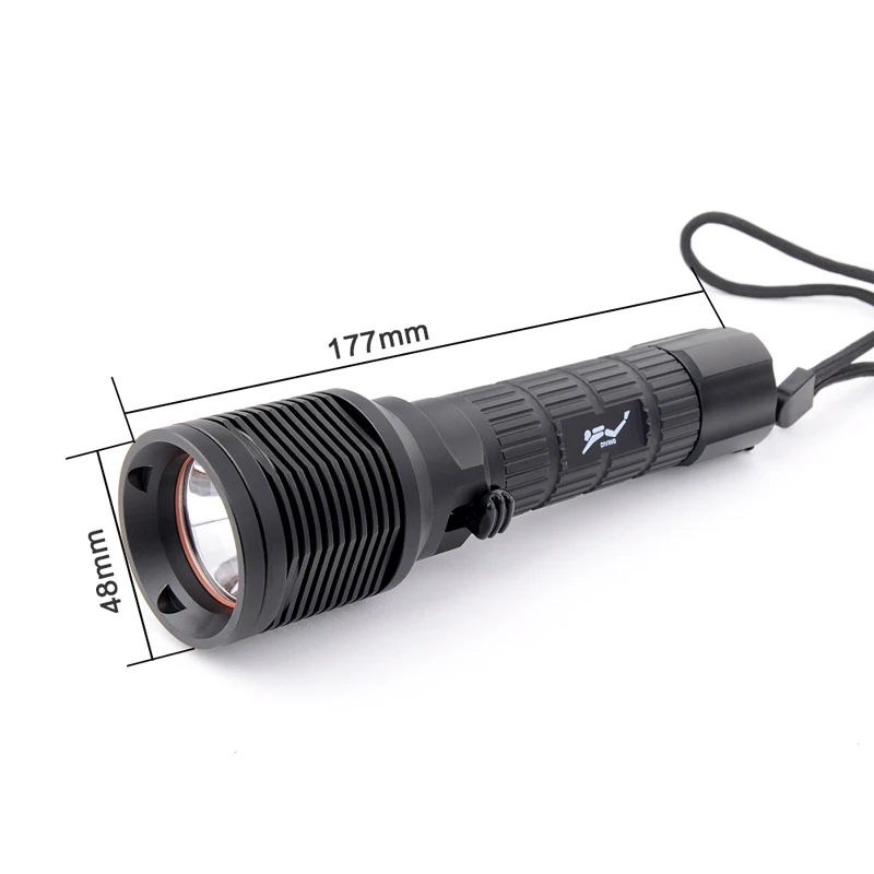 TrustFire DF-007 1xCREE XM-L2 U3 800 Lumens 50m Diving Depth LED Diving Flashlight