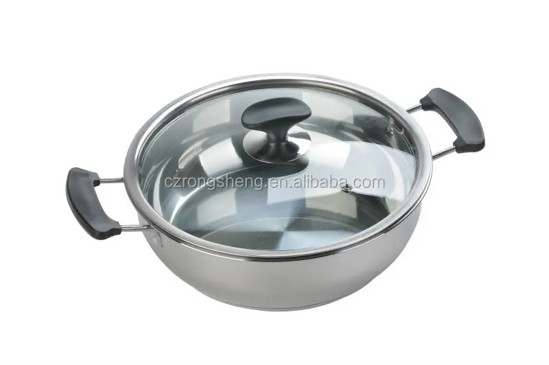 Electric multi-function online shopping classic 430 stainless steel soup pot with lid