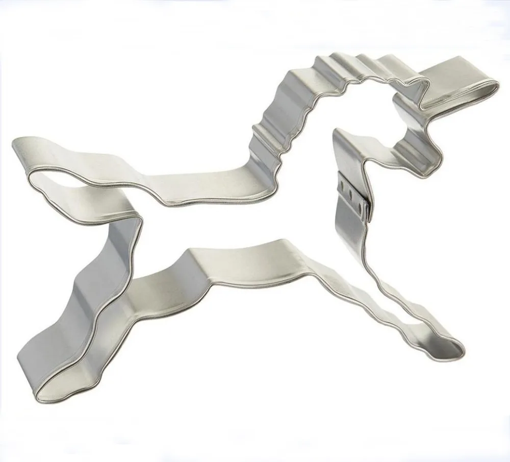 Leatchliving высококачественный нож для печенья в виде единорога