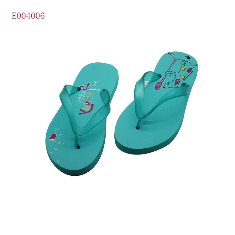 Ladies Fancy Flat Plastic Slippers