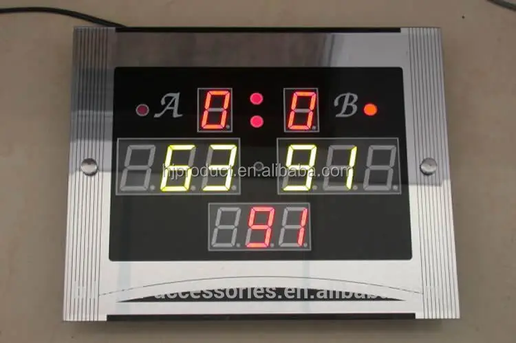 Hot selling Electronic Digital billiard snooker Scoreboard with remote control