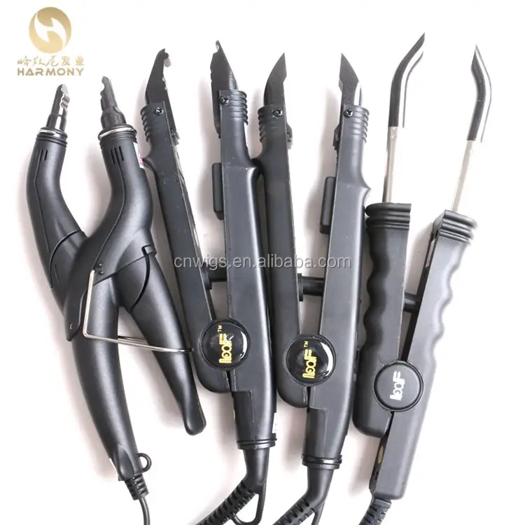 HARMONY Black Pink Adjustable Temperature Hair Salon Fusion Iron Connector for Keratin Bond Hair Extensions