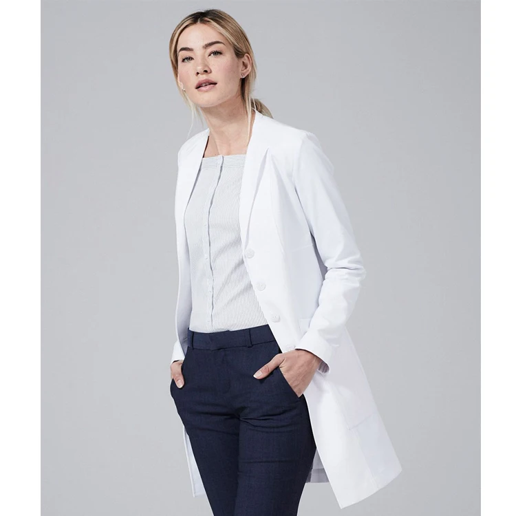 LONG Style Doctor Lab Coat  Medical Wholesale White Lab Coat  Uniform
