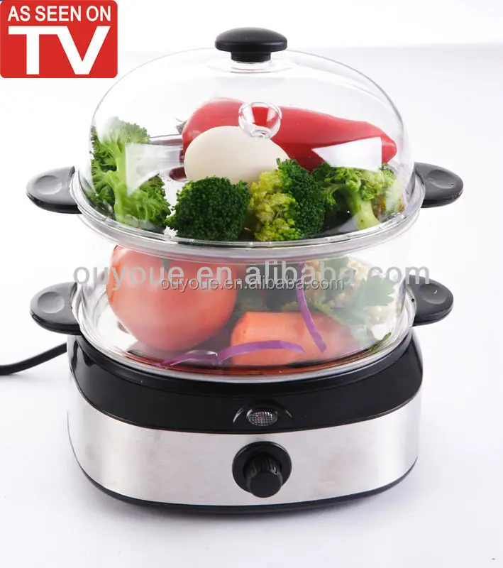 
stainless steel electric food steamer 