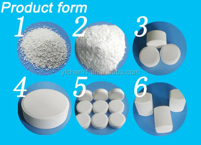 
China supplier 87-90-1Trichloroisocyanuric acid (TCCA) granular chlorine 90% 