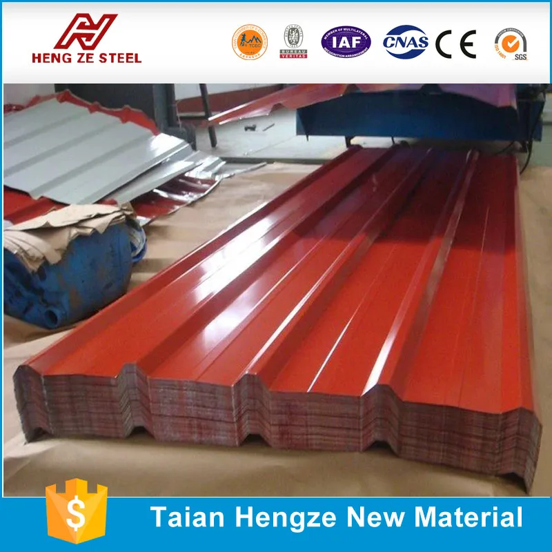 Galvanized profiled iron sheet with