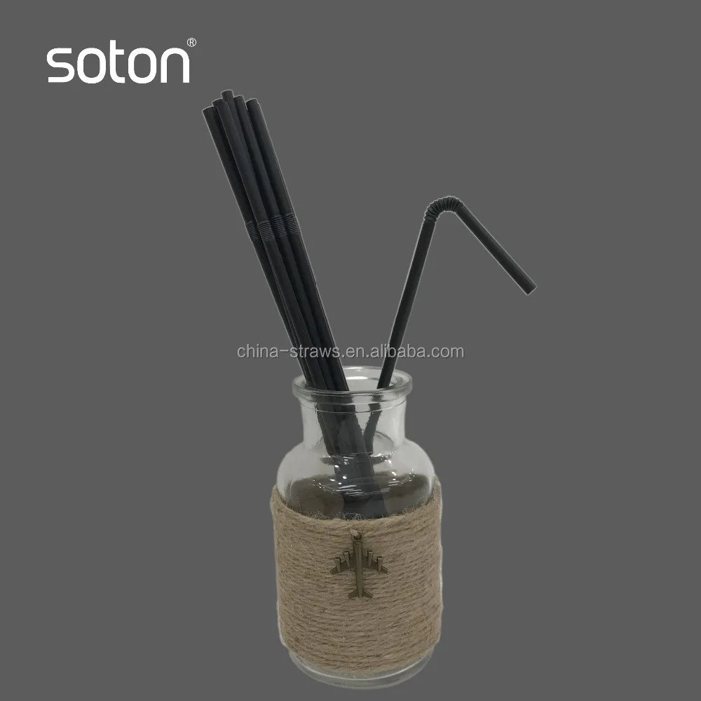 disposable portable two hole coffee stirrer hard drinking plastic straws