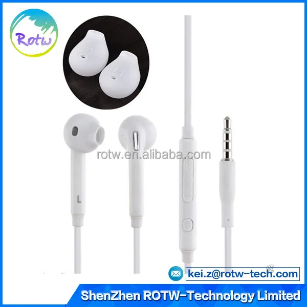 Для Samsung Galaxy S6 в наушники-вкладыши с микрофоном стерео наушники гарнитуры
