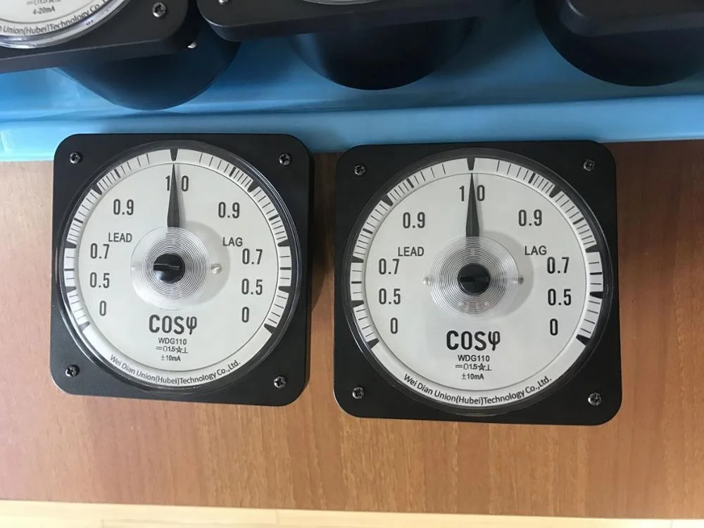
3P3W 0.5C-1-0.5L Marine Type Analog Power Factor Meter 