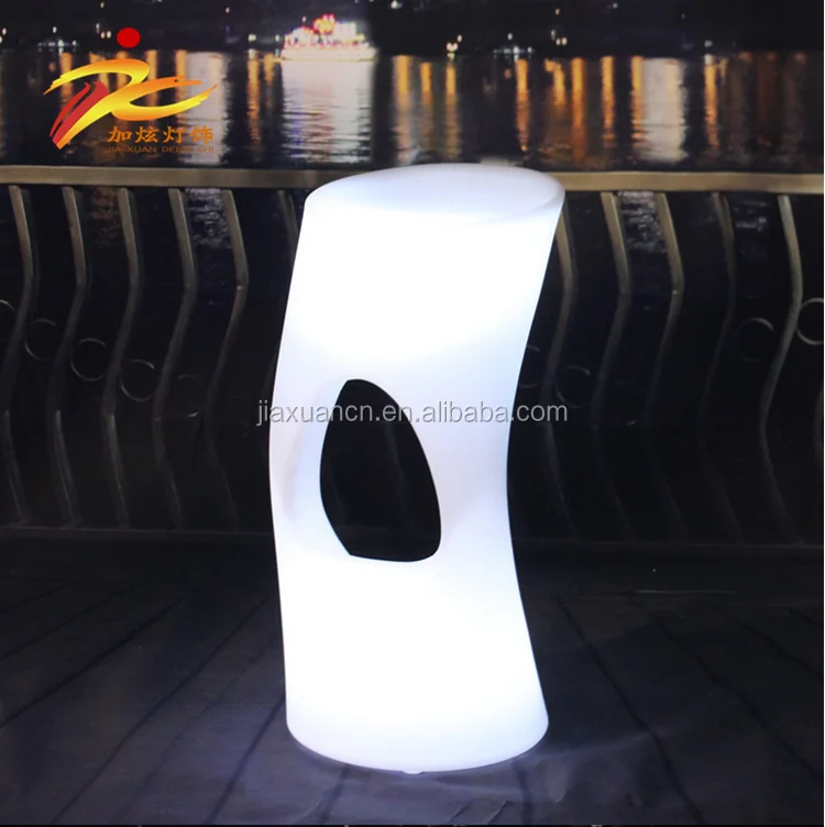 Перезаряжаемый стул со светодиодной подсветкой, барный стул и сиденье, 16 цветов