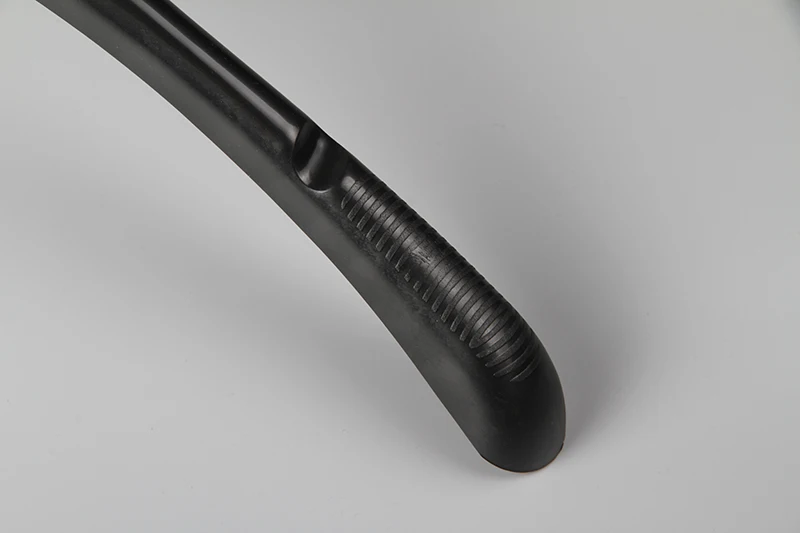 Custom thick black clip hangers made in plastic from China factory