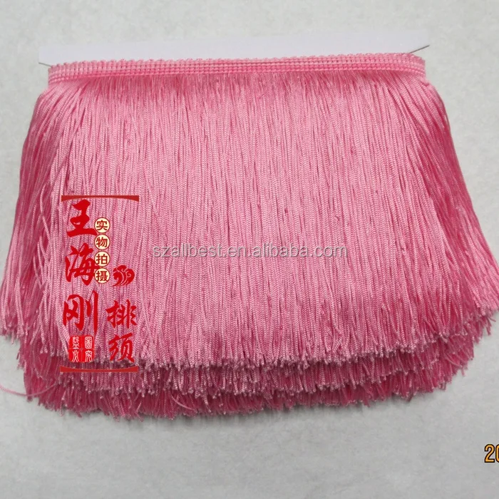Best selling hot chinese products polyester tassel fringe/tassel fringe lace trim