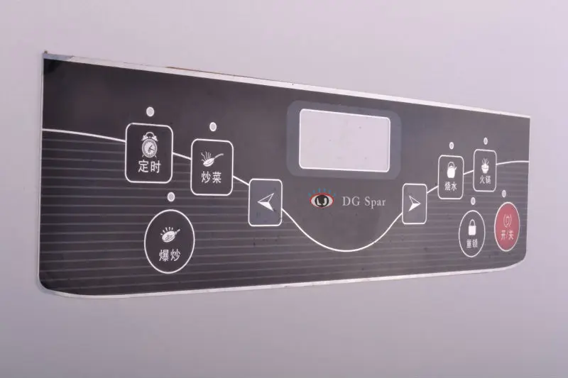 
Custom printing lexan label graphic overlay with 3M adhesive 