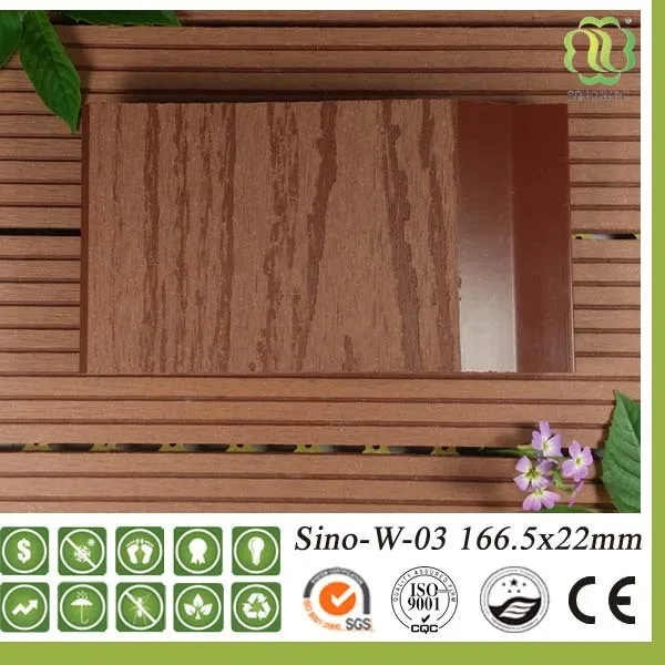 
Wood Plastic Composite Decorative WPC Wall Panel For Garden Building 