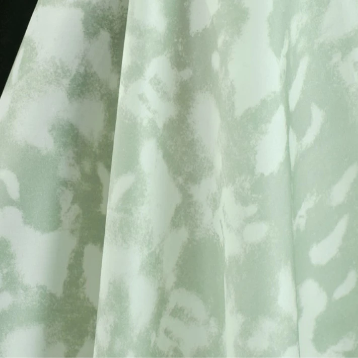 
100 pure silk organza satin fabric custom digital print fabric silk 