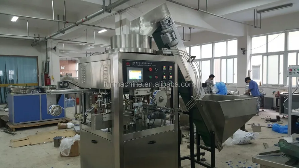 
5 gallon water cap labeling sealing machine 