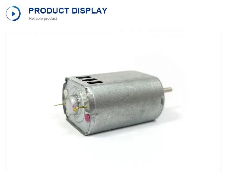 JL-FK132 offset weight facial cleaner micro vibration dc motor