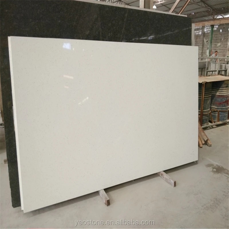 2cm Polar White Quartz Stone Surface Texture