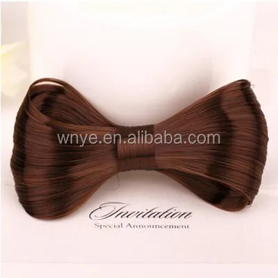 
4 Colors New Fashion Big Bow Ties Wig Hairpin Clips 