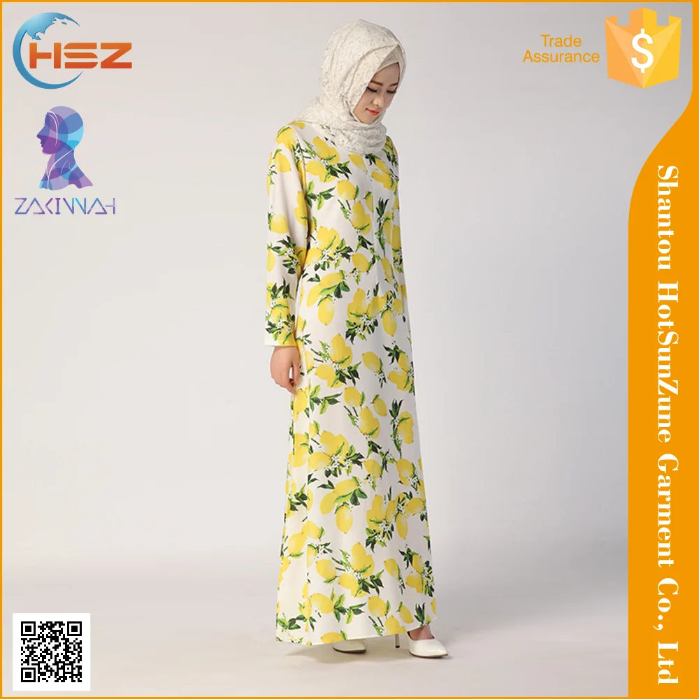 
Zakiyyah 1048 Casual Muslim Dress Saudi Arab Abaya Jeddah Wholesale Women Baju Kurung In Malaysia 