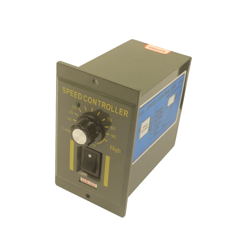 120W High Torque 220V 100RPM 500RPM AC Gear Speed Adjustable Motor