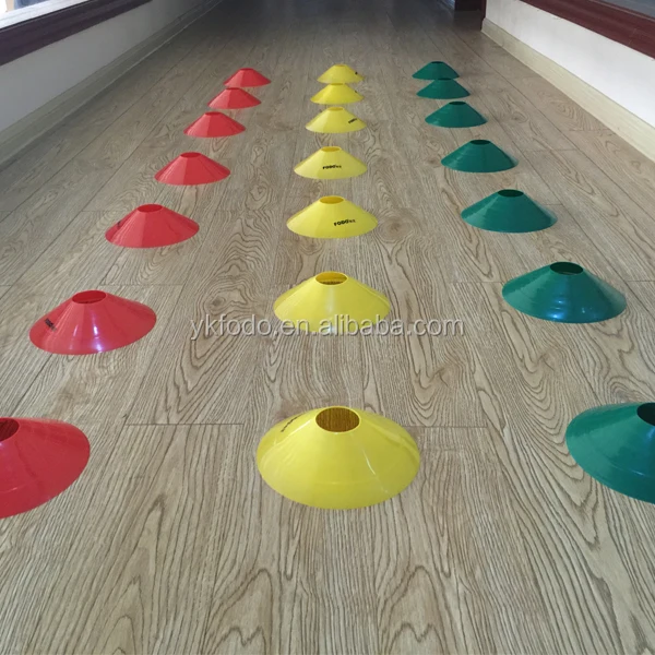FODO SPORTS plastic marker disc soccer training Cone with Free holder in jinhua yiwu Ningbo FD698B