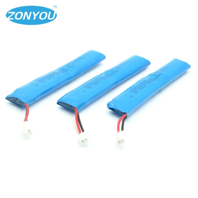 Глубокий цикл перезаряжаемый 701482 720mAh 3,7 V литий-полимерный аккумулятор для очков виртуальной реальности