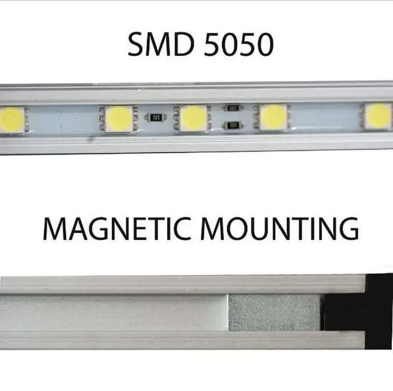 DC12V LED Camping Light bar Kit 5050 SMD Rigid waterproof Strip Caravan Camper Lighting