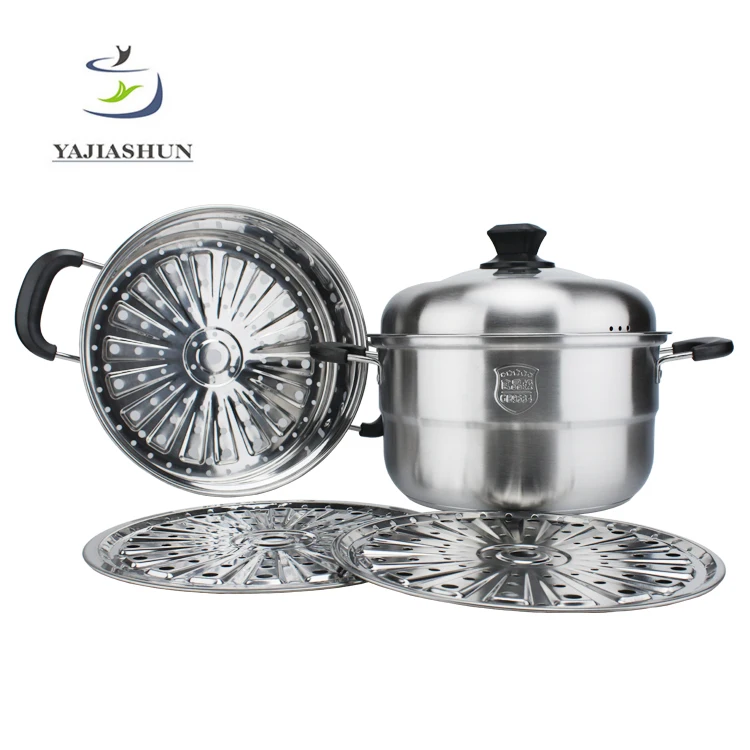 Food Grade Stainless Steel Steamer Cooking Pot for Home Kitchen