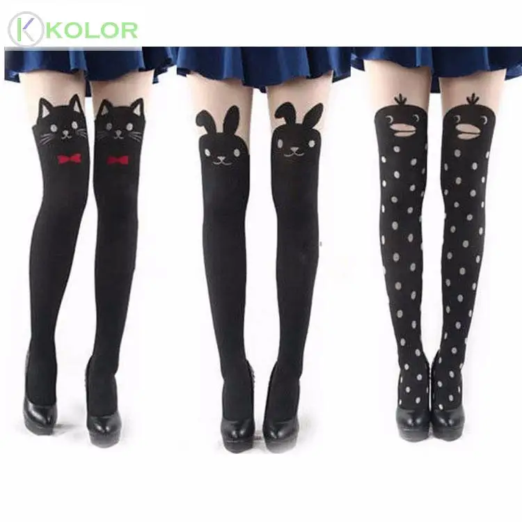 KOLOR-A 90327 japan stockings girls tube nylon stocking wholesale