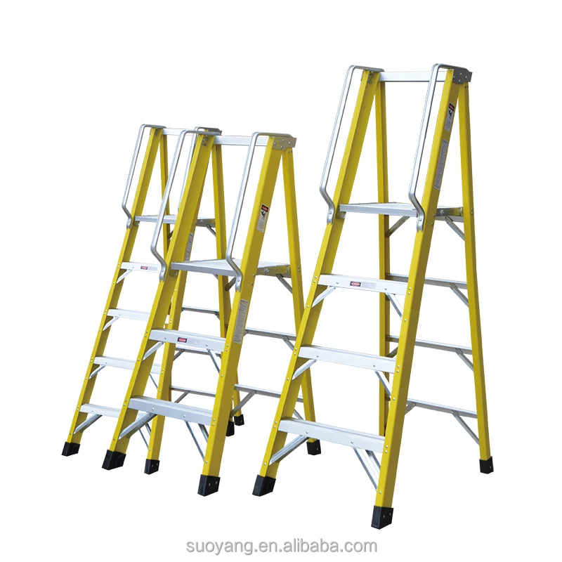 2017 new design Werner Fiberglass Step ladders and Fibreglass Extension Ladders