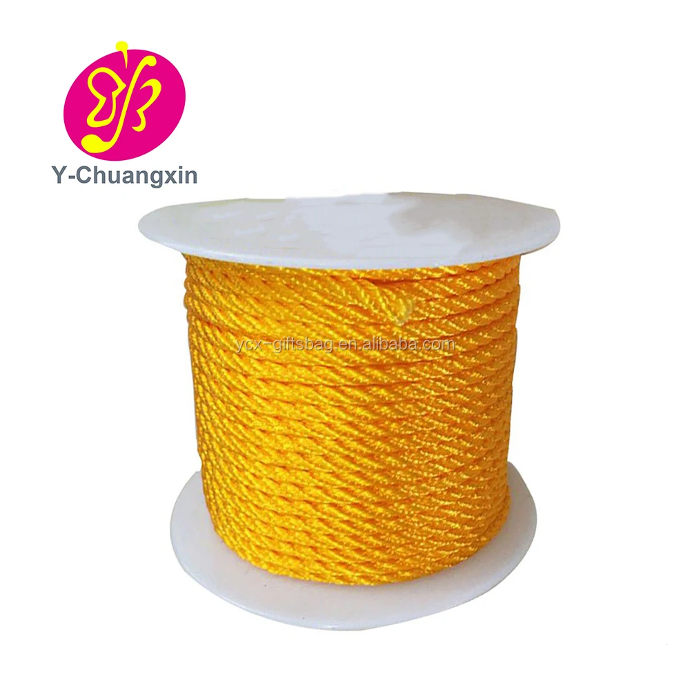 China factory supplier 3mm polyester Twisted cord rope