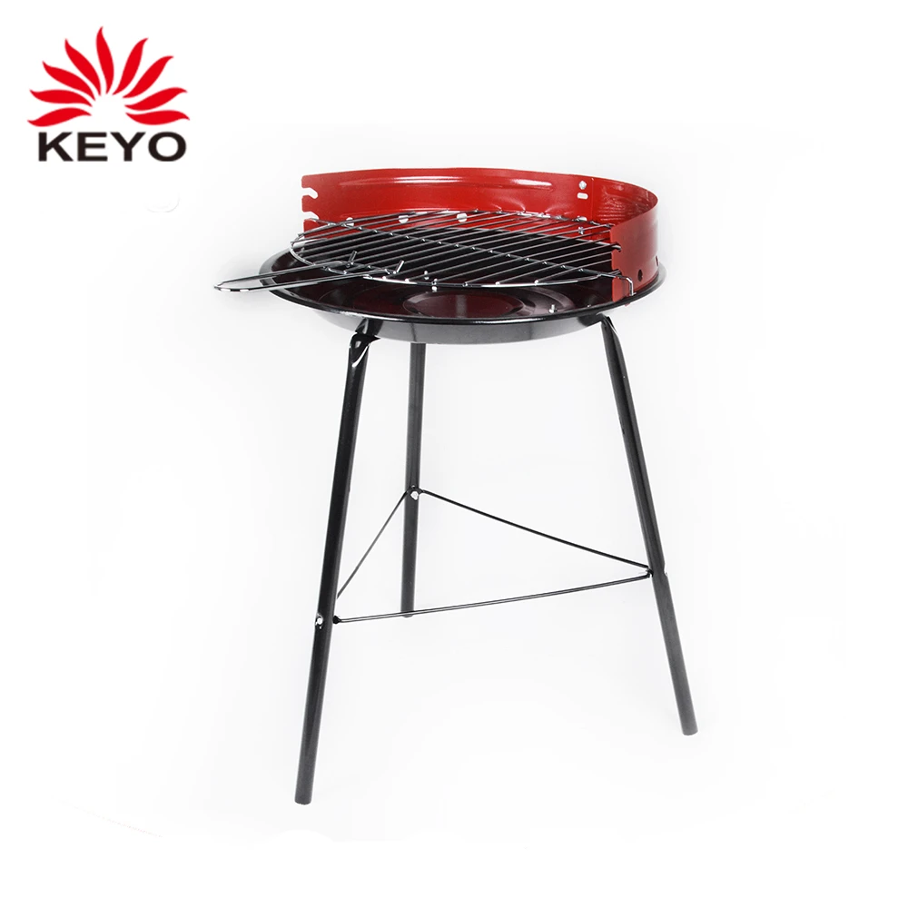 Bbq Manufacturers Easily Cleaned Simple 13 Inch Bbq Grill Round Iron Barbecue Charcoal Grill